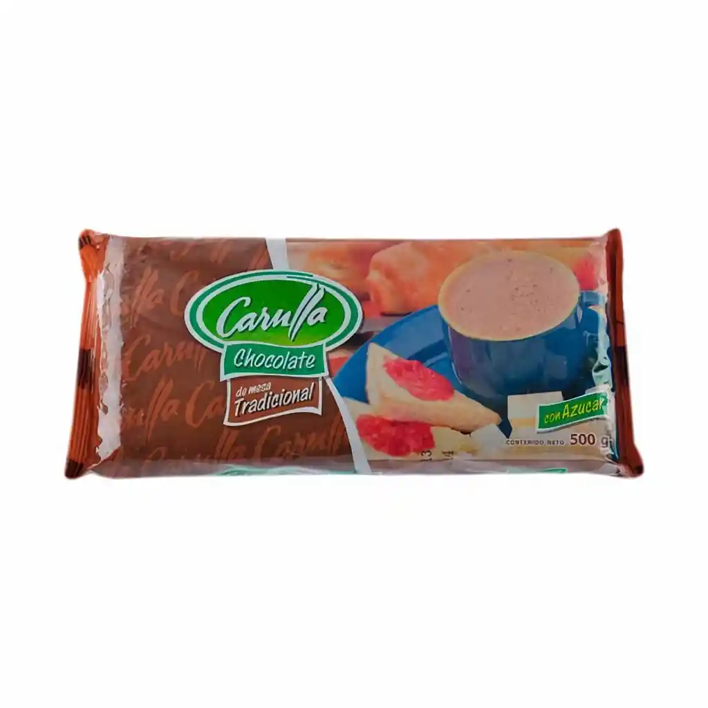 Carulla Chocolate De Mesa Tradicional Con Azúcar