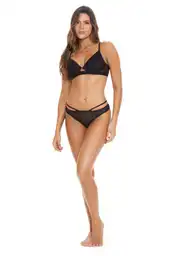 Brasier Bralette Triangulo Encaje 34-negro