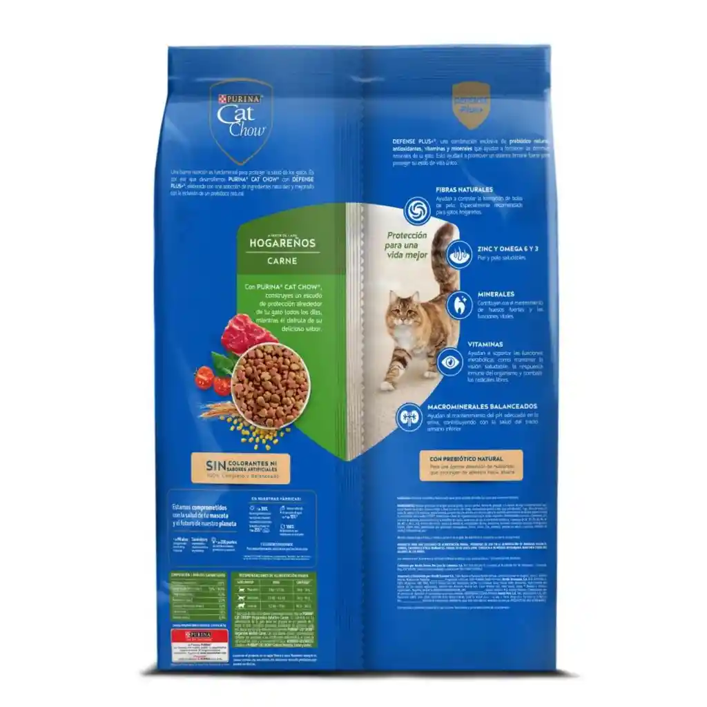 Comida para gatos Purina Cat Chow adulto hogareños x 1,5 kg