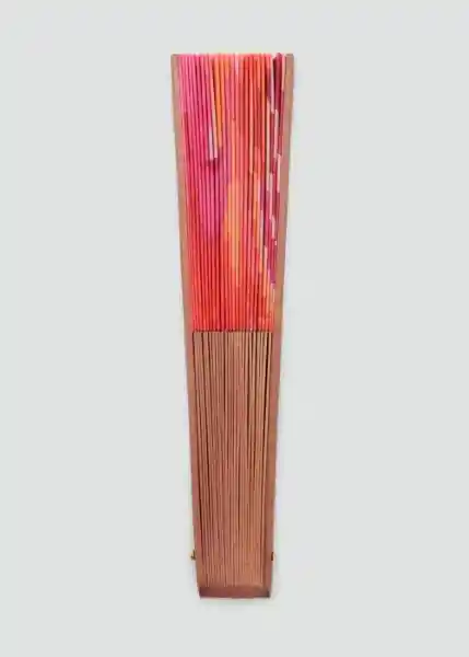 Abanico Stefanp Naranja Talla 99 Mujer Mango