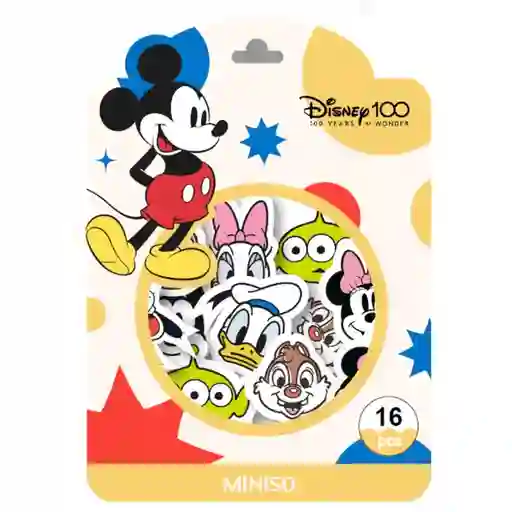 Calcomanías Serie Disney 100 Miniso