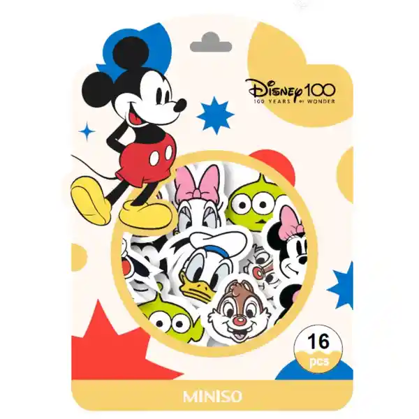 Calcomanías Serie Disney 100 Miniso