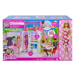 Barbie Casa de Juguete Glam Con Muñeca