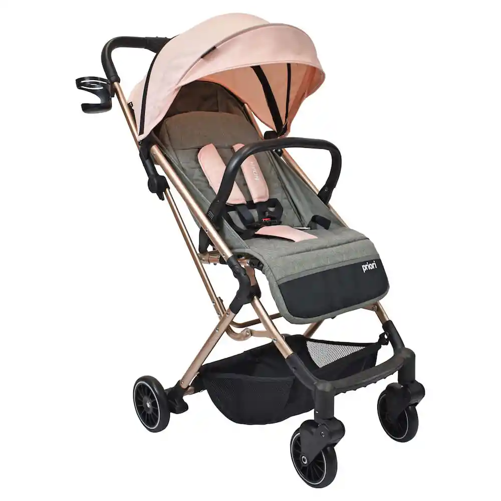 Coche Compacto Tipo Maleta Bebé Noah Rosa Priori