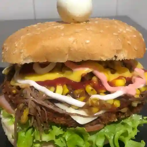 Hamburguesa Pollo Criolla