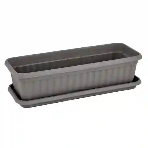 Nativa Jardinera Venezia Gris + Bandeja