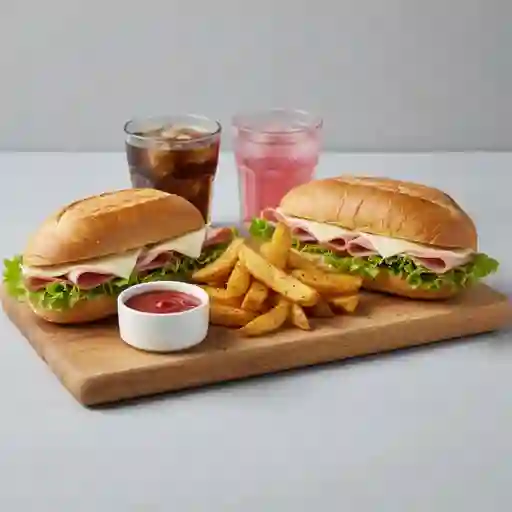 Combo Sandwich Sencillo 2X1