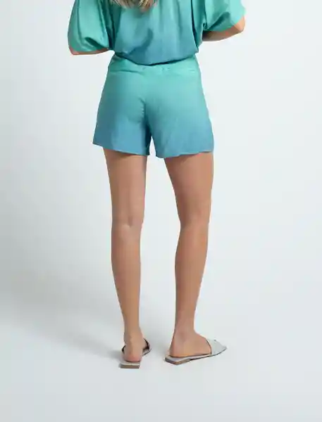 Short Nini Mujer Azul Chauen Oscuro Talla 8 452F370 Naf Naf