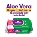 Pequeñín Paño Húmedos Aloe