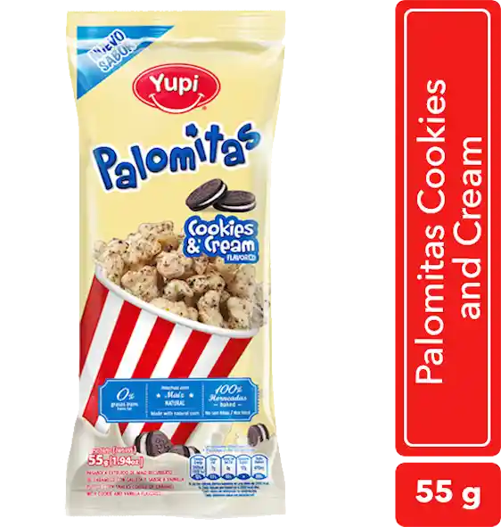 Yupi Palomitas  Sabor a Cookies & Cream