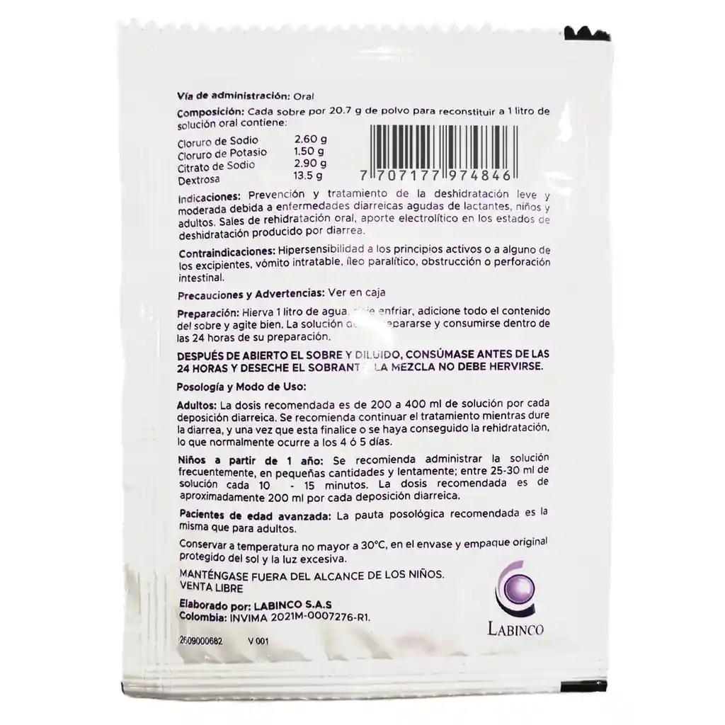 Solhidrex Polvo Para Solucion Oral Uva