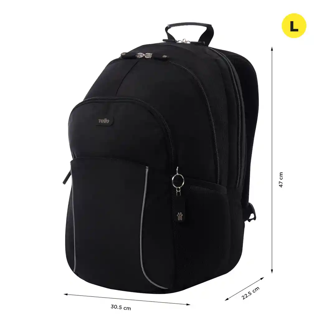 Morral Universitario Porta Pc 15.4" Cambri 2.0 Negro Hombre