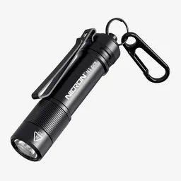 Nicron Linterna Llavero Impermeable Negra N1 Pro