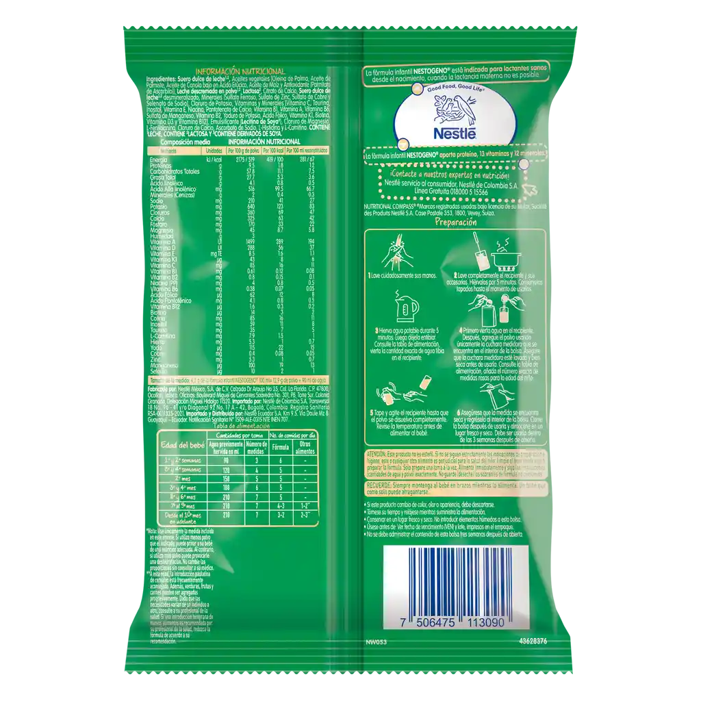 Fórmula infantil NESTOGENO x 135g