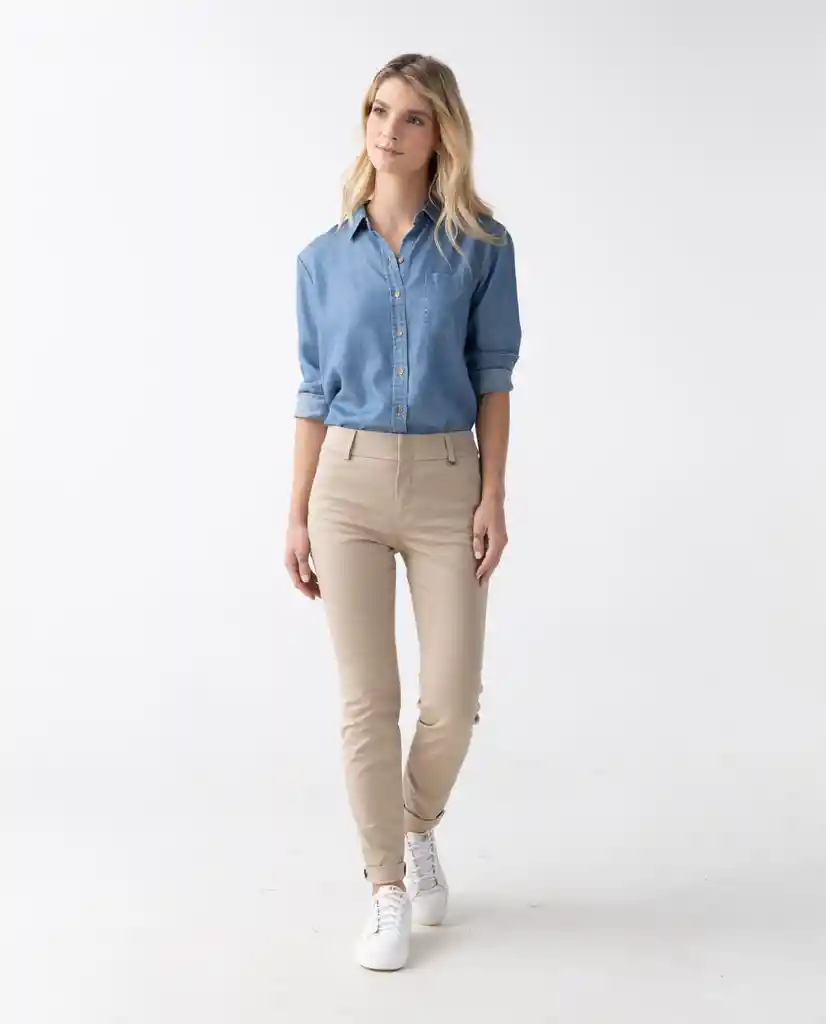 Pantalón Para Mujer Estilo Chino Skinnny
