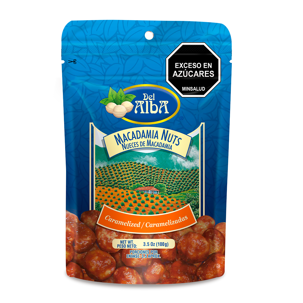Del Alba Nueces de Macadamia Caramelizadas 100 g
