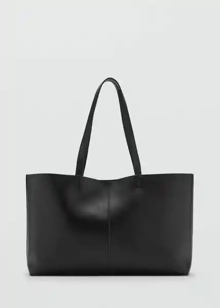 Bolso M Manu Negro Talla 99 Mujer Mango