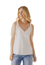 Blusa Manga Sisa Blanco Talla L Arkitect