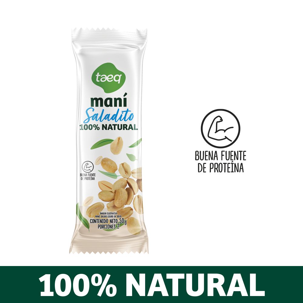 Taeq Maní Saladito Natural 50 g