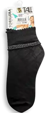 Tall Tobillera Seduccion Color Negro A Unica