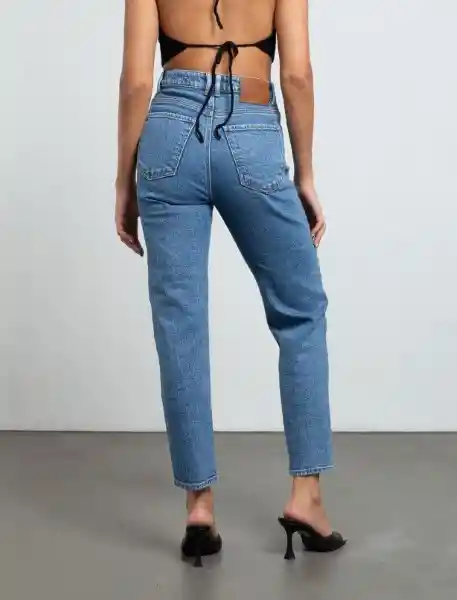 Jean Mujer Azul Índigo Medio Talla 10 493E006 Naf Naf