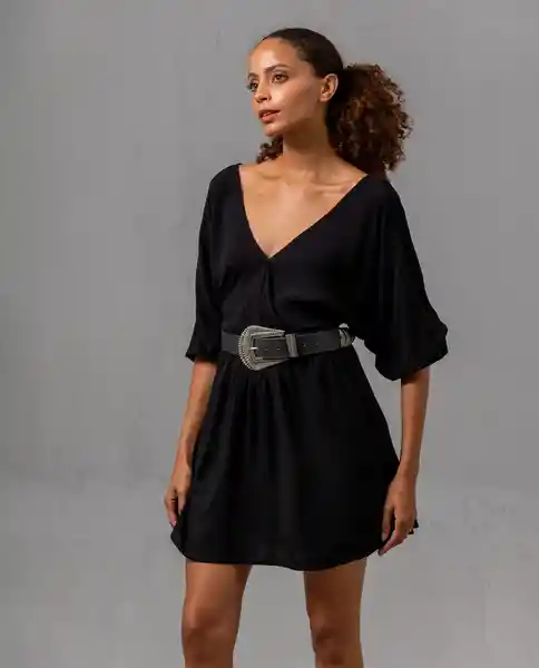 Vestido Mujer Negro Talla S 194004C Rifle