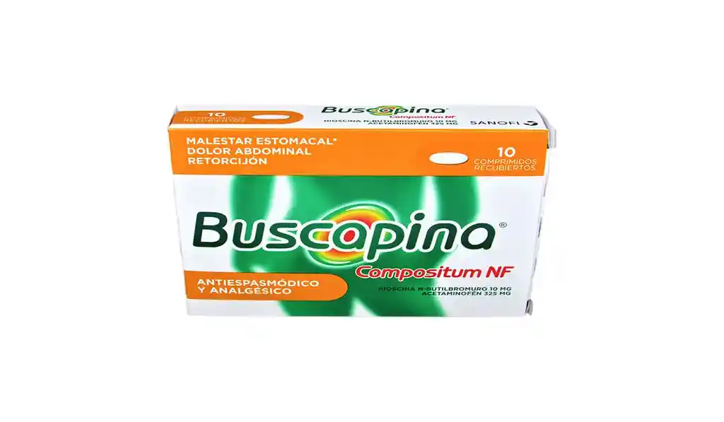 Buscapina Comprimidos Recubiertos (10 mg / 325 mg)