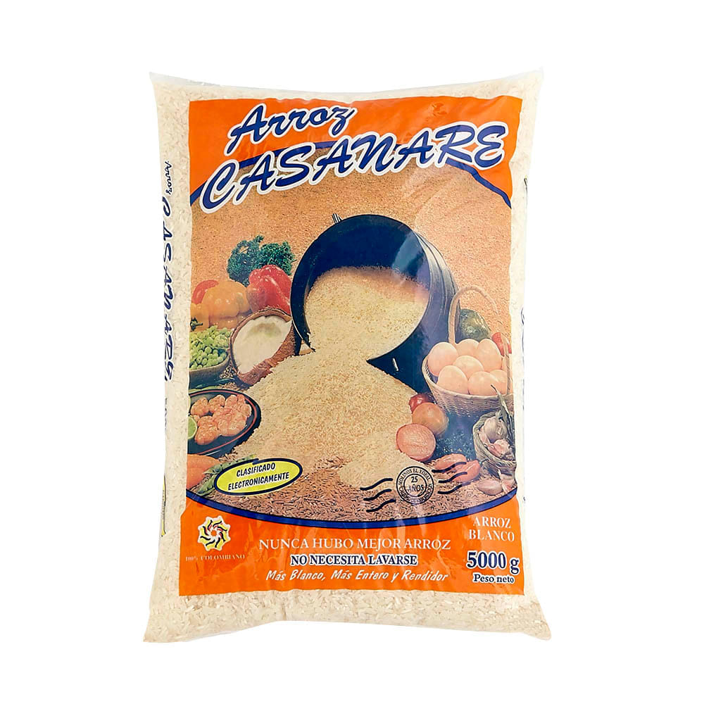 Casanare Arroz Blanco 5000 g