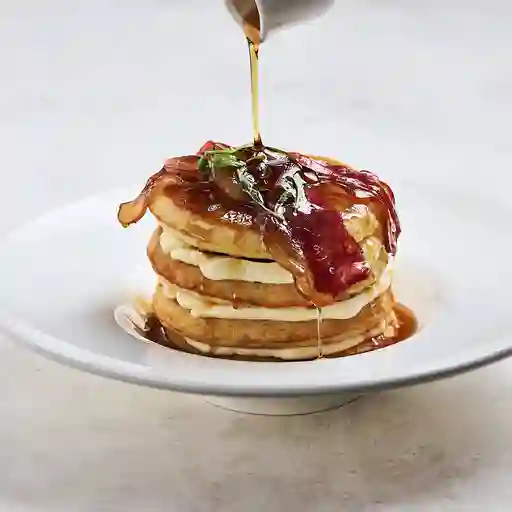 Pancakes con tocineta