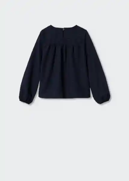 Blusa Filipa Navy Talla 05 Niñas Mango