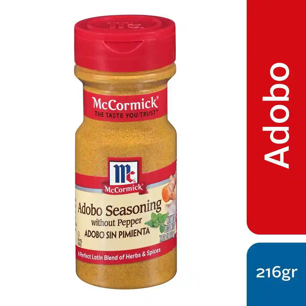 McCormick Adobo Sin Pimienta7.62 Oz