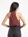  Camisa Fiu Cafe Marron Oscuro Talla M Mujer Naf-Naf 