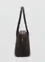 Bolso G Clavel Chocolate Talla 99 Mujer Mango