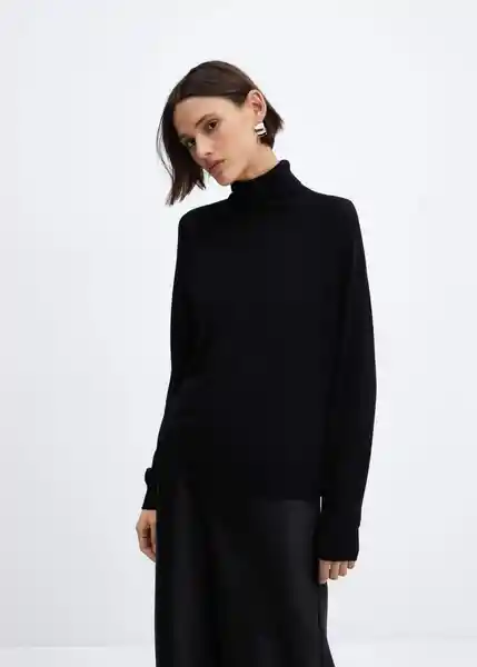 Saco Jersey Luccac Negro Talla S Mujer Mango