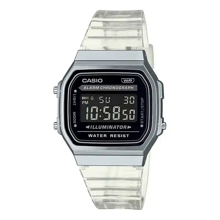 Reloj Casio A168xes 1bdf Para Unisex
