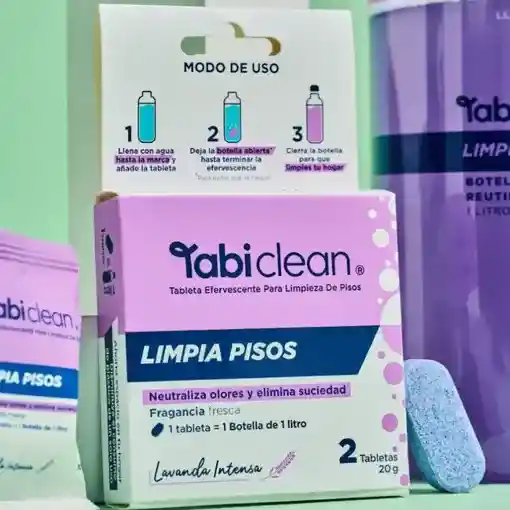 Repuesto Limpia Pisos + Efervescente Concentrado - Tabi Clean X 10 G