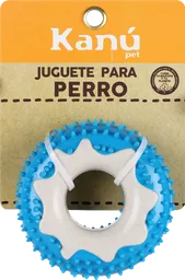 Kanu Juguete Para Perro Rubber Azul Con Blanco