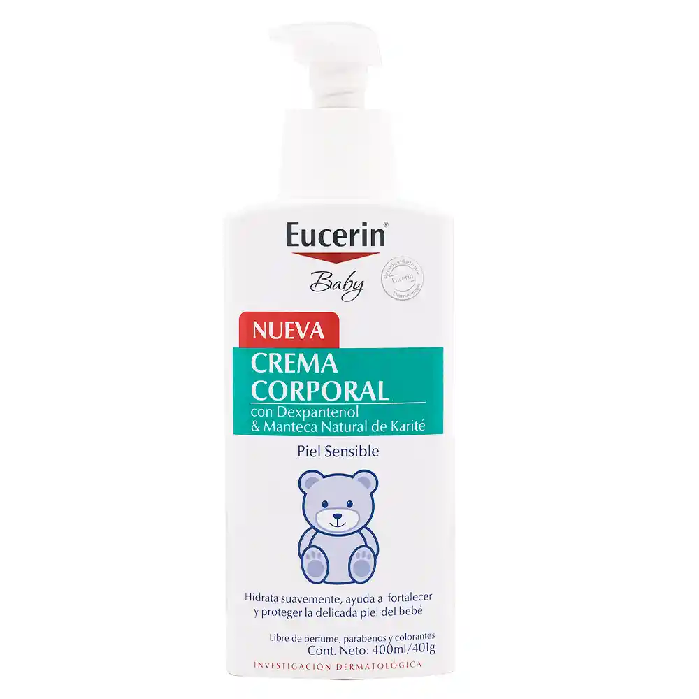 Eucerin Baby Crema Corporal Para Piel Sensible Con Dexpantenol