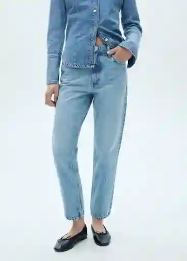 Jean Mom2000 Tejano Medio Talla 34 Mujer Mango