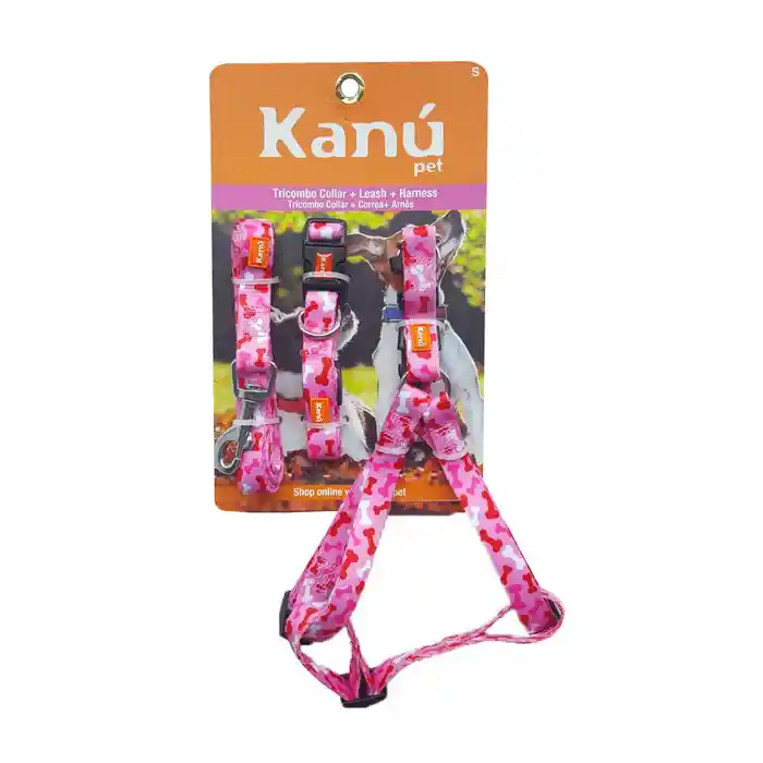 Kanu Collar y Correa Unisex Talla S