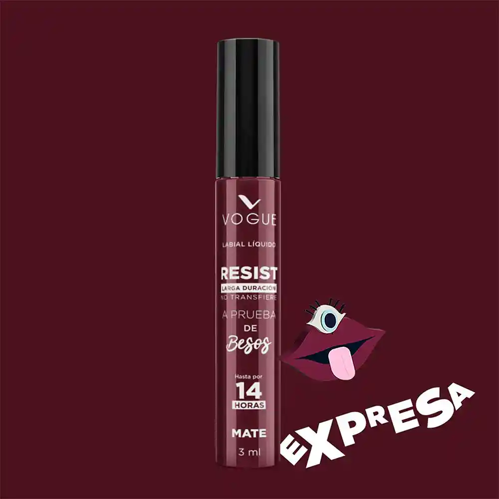 Labial Líquido Vogue Resist Expresa 3ml