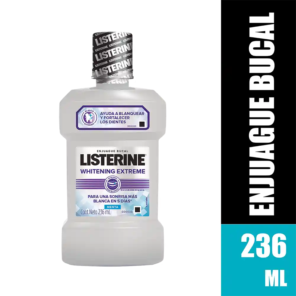 Listerine Enjuague Bucal Whitening Extreme