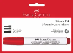 Faber Castell Marcador Borrable Rojox1U