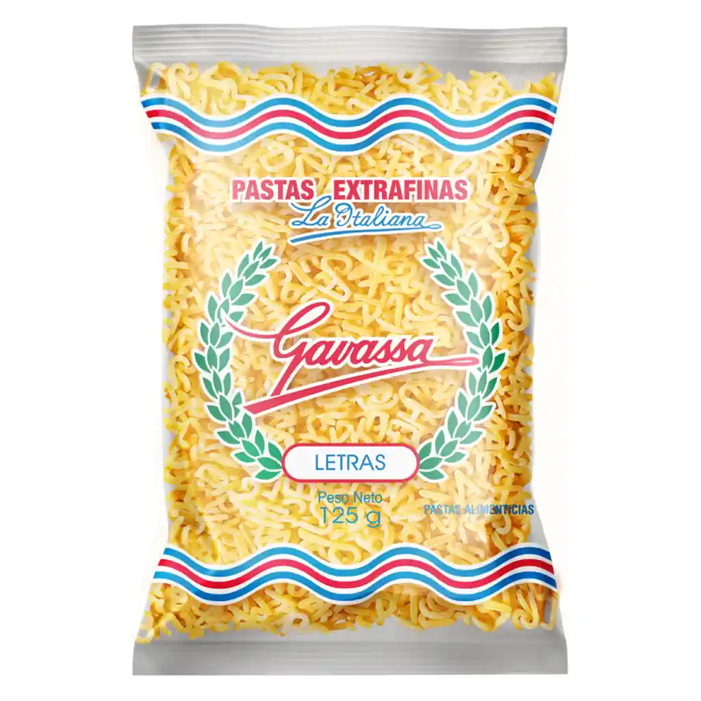 Gavassa Pasta de Letras Extrafina