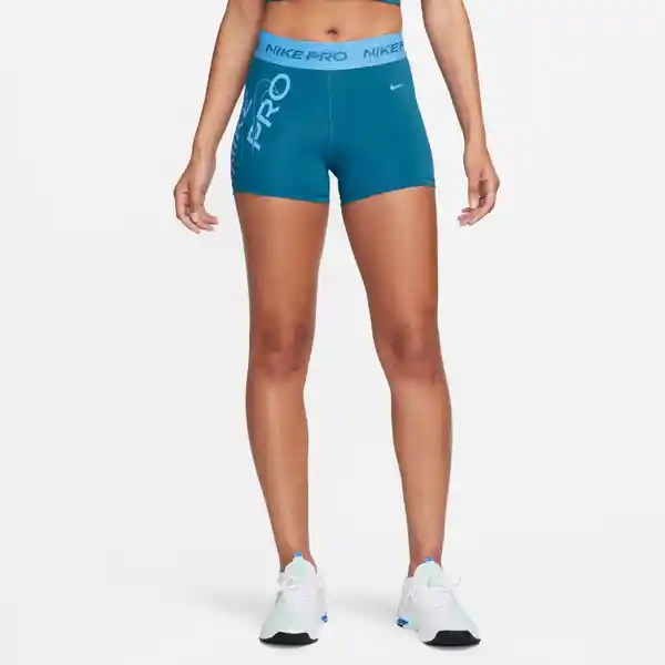 Nike Short W Np Df mr Grx 3In Mujer Azul T.M Ref: FB5448-457