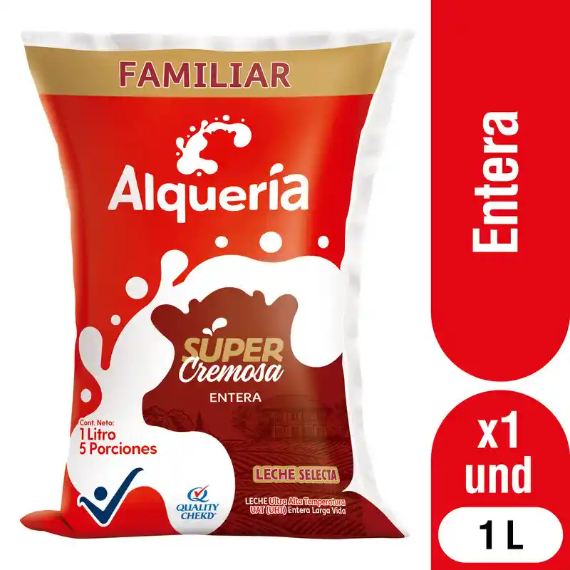 Alqueria Leche Entera Uht Súper Cremosa