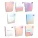 Cuaderno Rayado 80 Hojas Argollado Tapa Dura Primavera