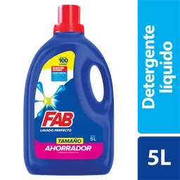 Detergente Liquido Fab Floral 5L