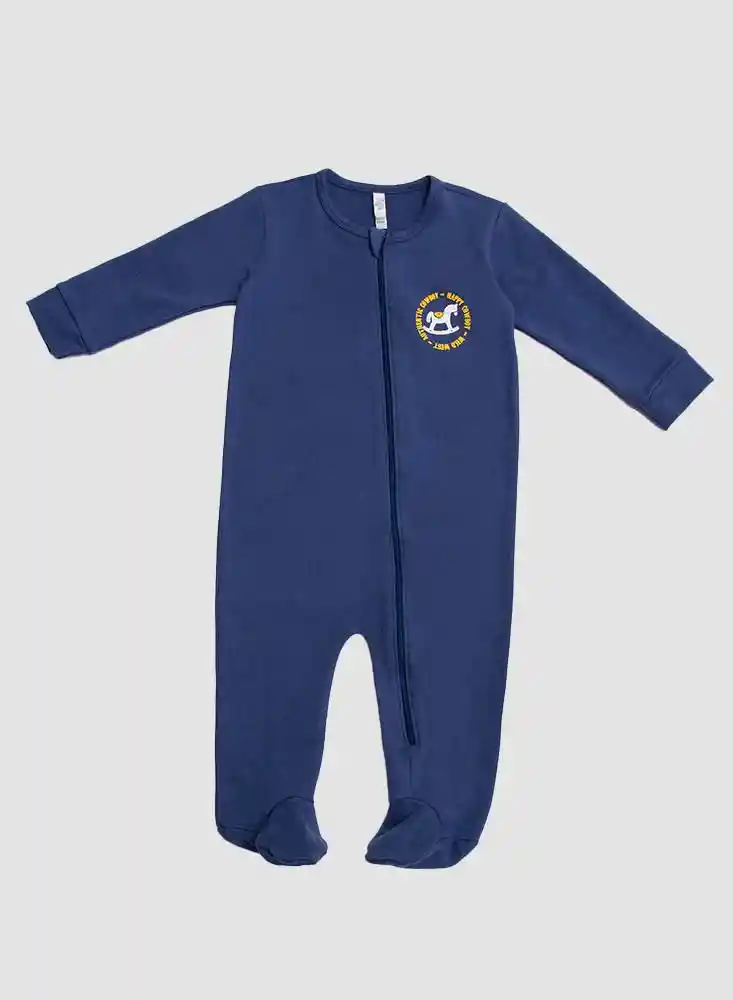 Pijama Enteriza Bebito 0/3 Meses-azul