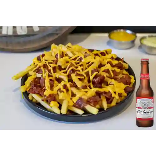 Combo Bacon Cheese + Budweiser 330 ml